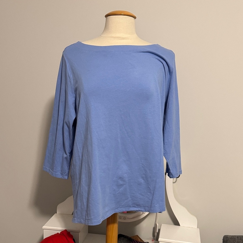 💜ellos Light Blue Long Sleeve Top